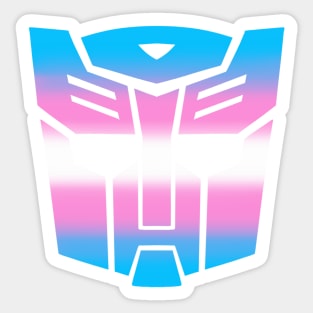 Transgender Autobot Pride Sticker